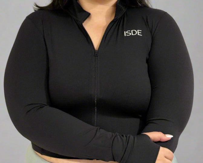 ISDE Zip Crop Jacket